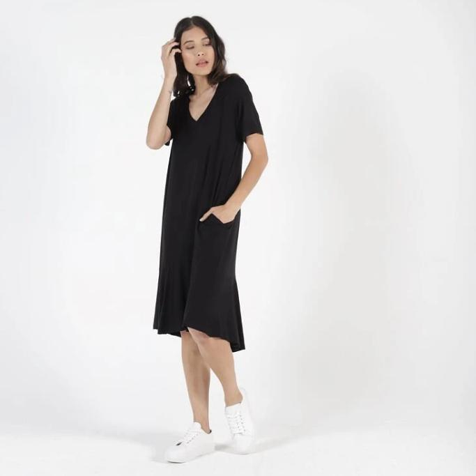 BETTY BASICS Camden Dress Black Avocado sammi