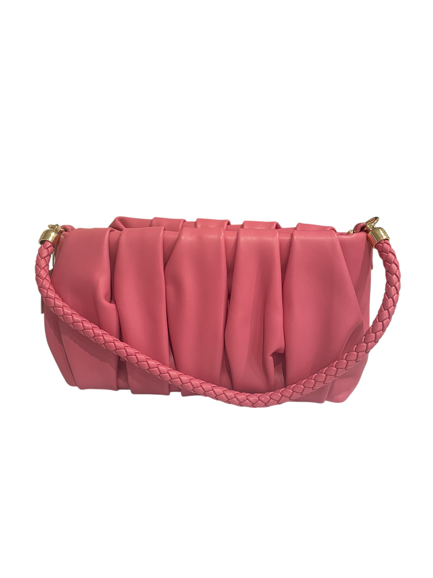 Lolly Pink Handbag with additional Shoulder Strap